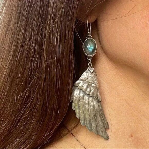 Free People Angel Wings Earrings - Picture 5 of 8